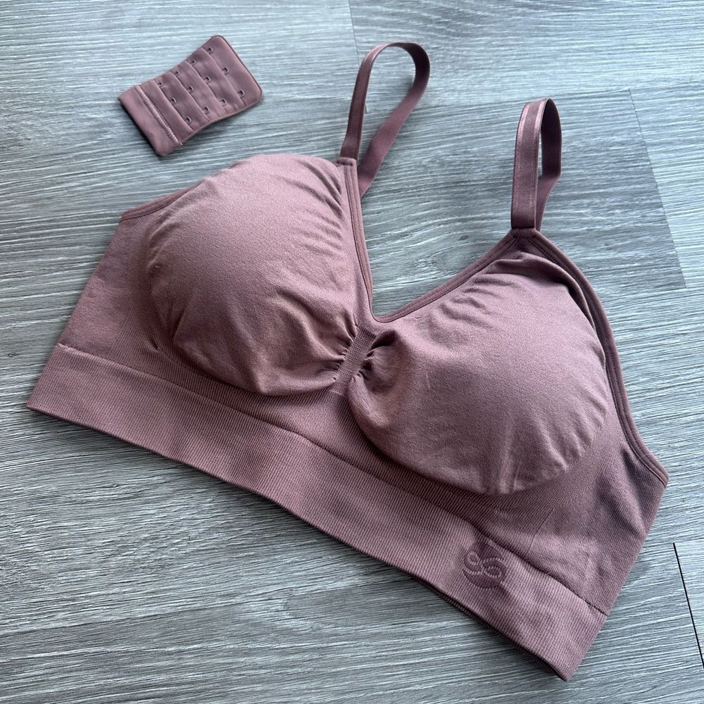 Kindred Bravely Davy piper Purple Seamless Bra maternity bra